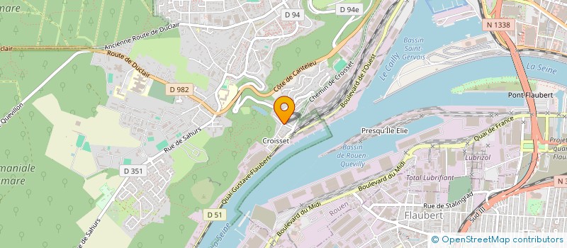 localisation de l'entreprise MONSIEUR ADRIEN QUENEL  CANTELEU