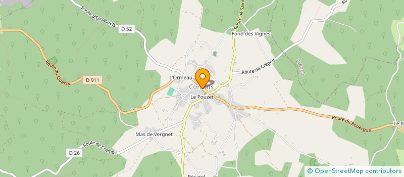 localisation de l'entreprise MONSIEUR ADRIEN QUENOUILLE  CONCOTS