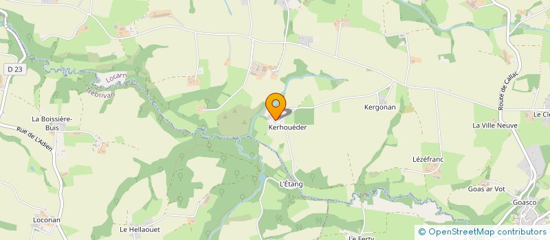 localisation de l'entreprise MONSIEUR ADRIEN QUILLIVIC  LOCARN