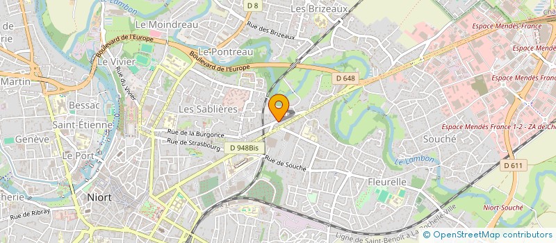 localisation de l'entreprise MONSIEUR ADRIEN QUINOMAN  NIORT