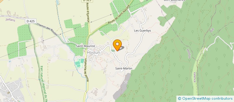 localisation de l'entreprise MONSIEUR ADRIEN QUITTANCON  HOSTUN