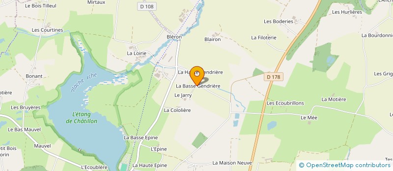 localisation de l'entreprise MONSIEUR ADRIEN RAFFEGEAU  CHATILLON-EN-VENDELAIS