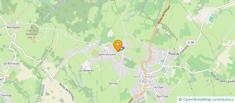 localisation de l'entreprise MONSIEUR ADRIEN RAFFY  SAINT-LAURENT-D'AGNY