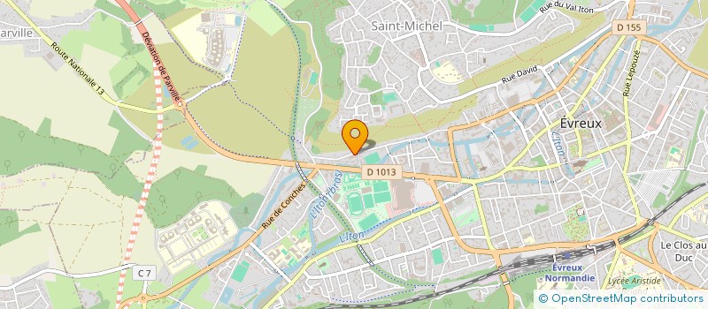 localisation de l'entreprise MONSIEUR ADRIEN RATEAU  EVREUX