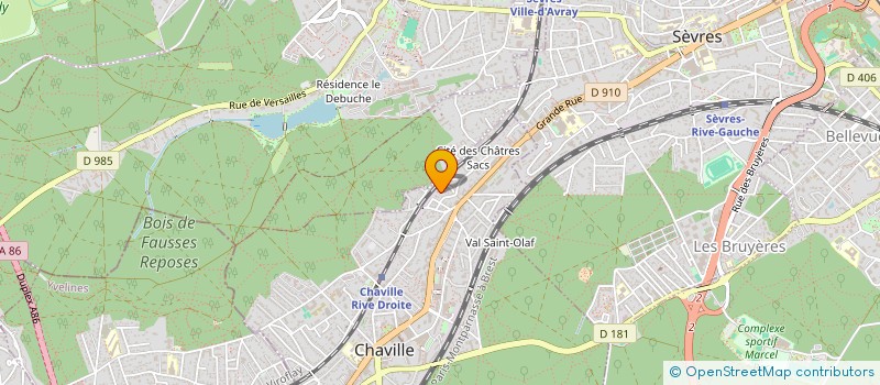 localisation de l'entreprise MONSIEUR ADRIEN RAUX à CHAVILLE