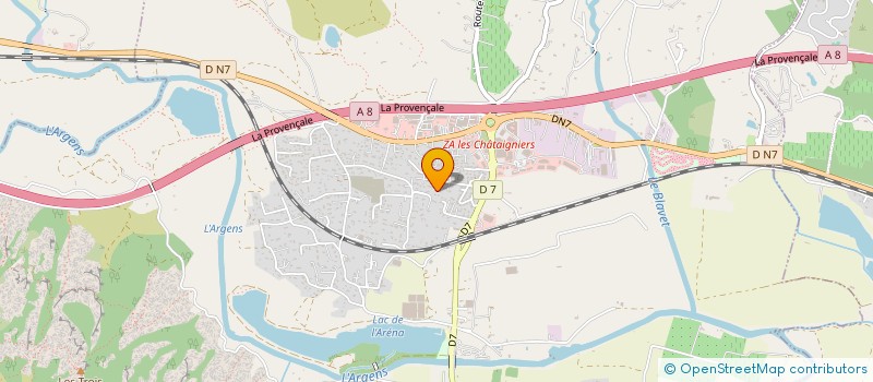 localisation de l'entreprise MONSIEUR ADRIEN RAYNARD  ROQUEBRUNE-SUR-ARGENS