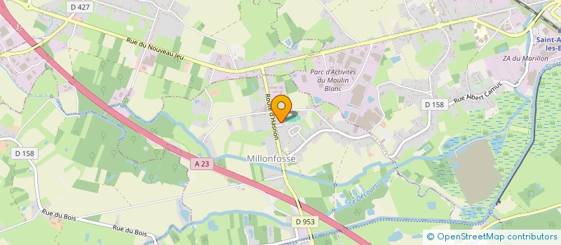 localisation de l'entreprise MONSIEUR ADRIEN RECHE à MILLONFOSSE