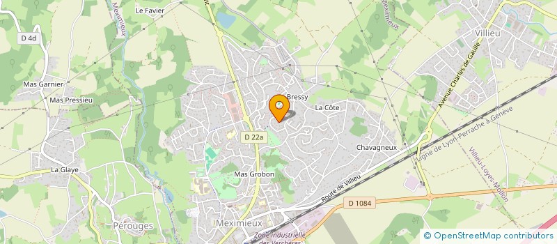 localisation de l'entreprise MONSIEUR ADRIEN REDON à MEXIMIEUX