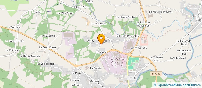 localisation de l'entreprise MONSIEUR ADRIEN REDON  LA GACILLY