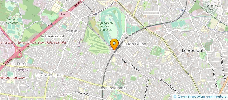 localisation de l'entreprise MONSIEUR ADRIEN REGY  LE BOUSCAT