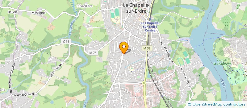 localisation de l'entreprise MONSIEUR ADRIEN REJEB  LA CHAPELLE-SUR-ERDRE