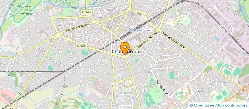 localisation de l'entreprise MONSIEUR ADRIEN RENAUD  CHATEAUROUX