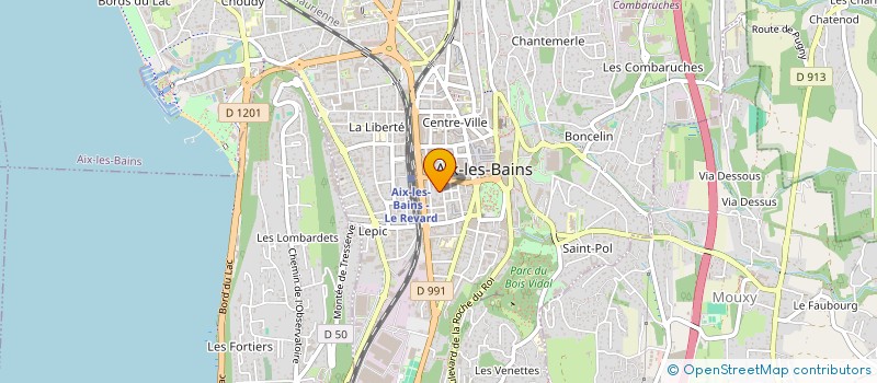 localisation de l'entreprise MONSIEUR ADRIEN RENE  AIX-LES-BAINS