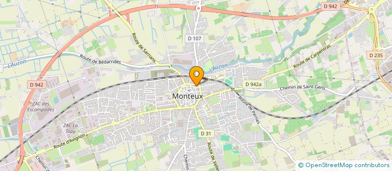 localisation de l'entreprise MONSIEUR ADRIEN REY  MONTEUX