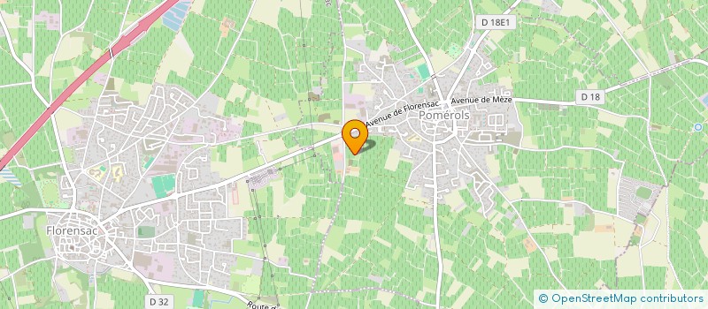 localisation de l'entreprise MONSIEUR ADRIEN REY  POMEROLS