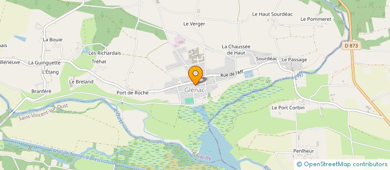 localisation de l'entreprise MONSIEUR ADRIEN RIBET  LA GACILLY