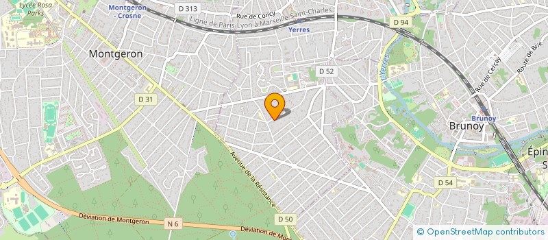 localisation de l'entreprise MONSIEUR ADRIEN RIBETTE  YERRES