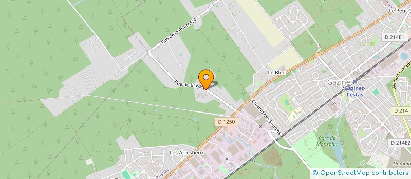 localisation de l'entreprise MONSIEUR ADRIEN RIGAL  PESSAC