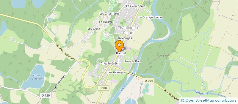 localisation de l'entreprise MONSIEUR ADRIEN RIGOLLET à CHATILLON-LA-PALUD