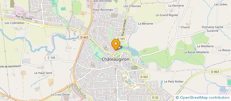 localisation de l'entreprise MONSIEUR ADRIEN RIMASSON  CHATEAUGIRON