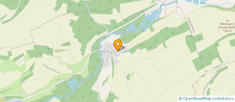 localisation de l'entreprise MONSIEUR ADRIEN RIMBERT  BERGICOURT