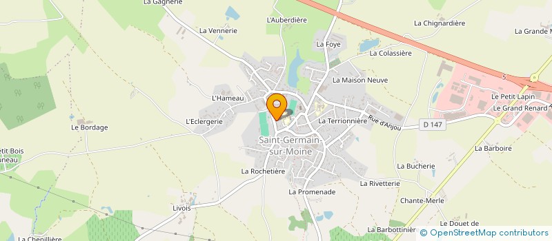localisation de l'entreprise MONSIEUR ADRIEN RIPOCHE à SEVREMOINE