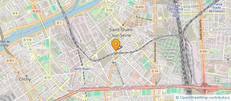 localisation de l'entreprise MONSIEUR ADRIEN RIVAYRAND à SAINT-OUEN-SUR-SEINE
