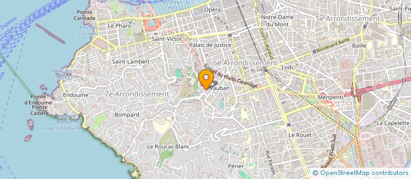 localisation de l'entreprise MONSIEUR ADRIEN RIVOALLAN à MARSEILLE