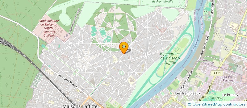 localisation de l'entreprise MONSIEUR ADRIEN RIVOIRE  MAISONS-LAFFITTE