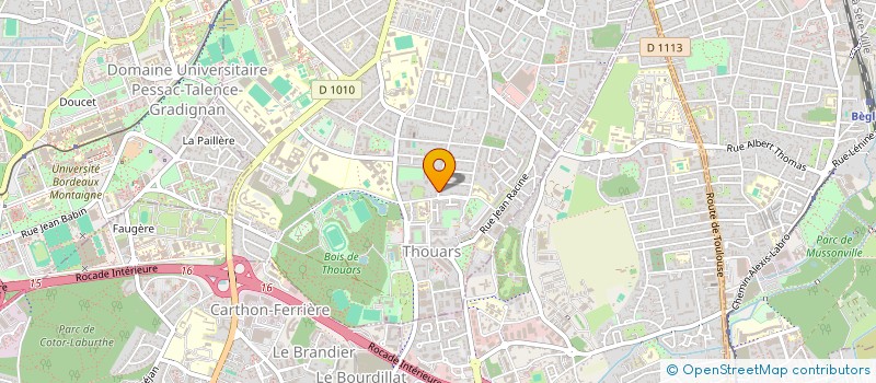 localisation de l'entreprise MONSIEUR ADRIEN ROBBERECHTS  TALENCE