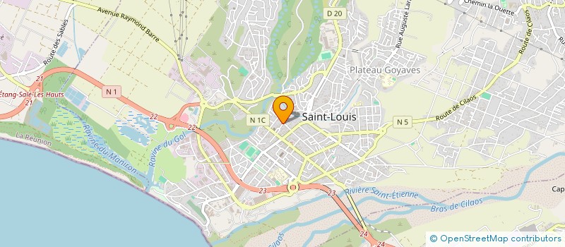 localisation de l'entreprise MONSIEUR ADRIEN ROBERT à SAINT-LOUIS