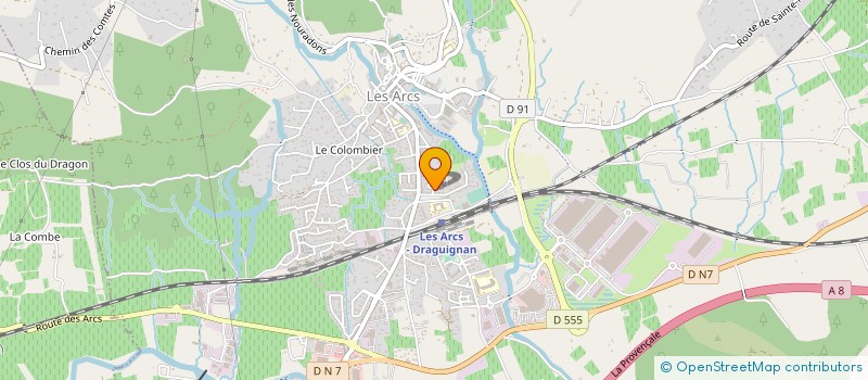 localisation de l'entreprise MONSIEUR ADRIEN ROBERT à PUGET-SUR-ARGENS