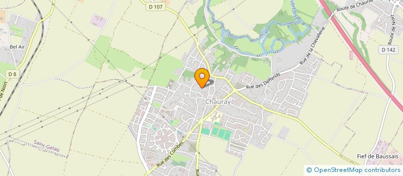 localisation de l'entreprise MONSIEUR ADRIEN ROBERT  CHAURAY