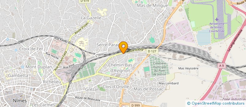 localisation de l'entreprise MONSIEUR ADRIEN RODRIGUEZ  NIMES