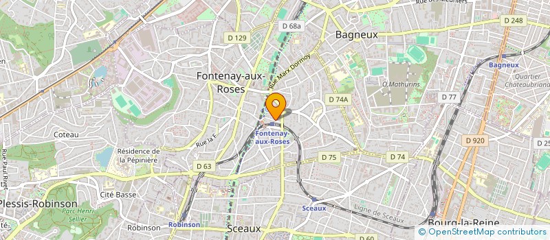 localisation de l'entreprise MONSIEUR ADRIEN ROGEL à FONTENAY-AUX-ROSES