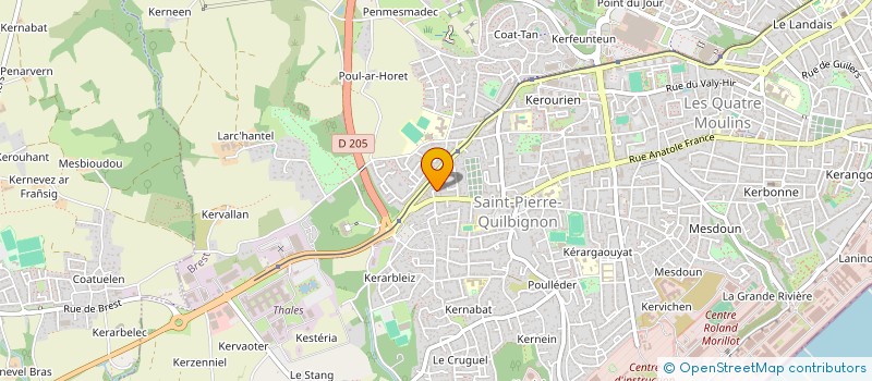localisation de l'entreprise MONSIEUR ADRIEN ROHEL à BREST