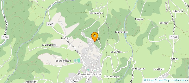 localisation de l'entreprise MONSIEUR ADRIEN ROLLE  ROZIER-EN-DONZY