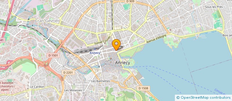localisation de l'entreprise MONSIEUR ADRIEN ROMAND à ANNECY