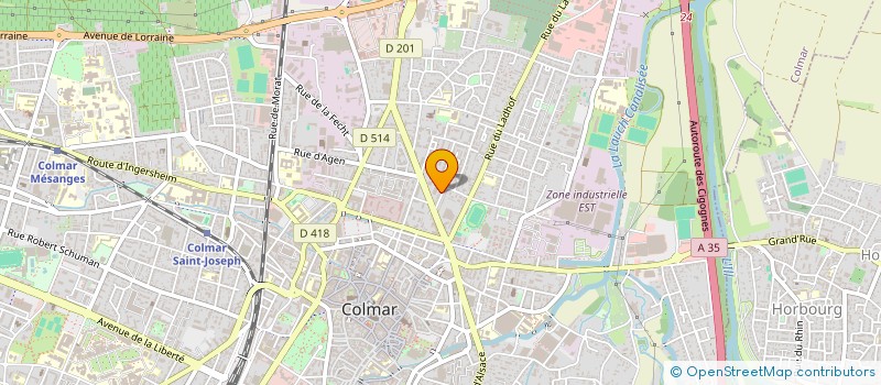 localisation de l'entreprise MONSIEUR ADRIEN RONNEBURG  COLMAR
