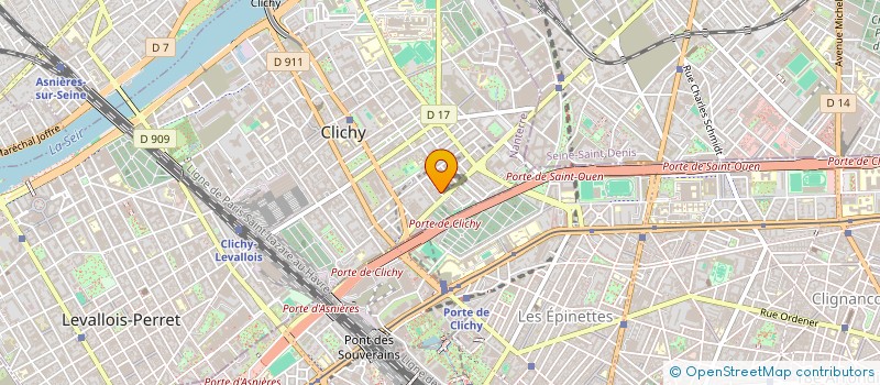 localisation de l'entreprise MONSIEUR ADRIEN ROSE à CLICHY
