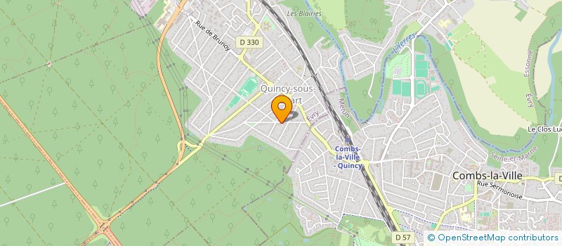 localisation de l'entreprise MONSIEUR ADRIEN ROSE  QUINCY-SOUS-SENART