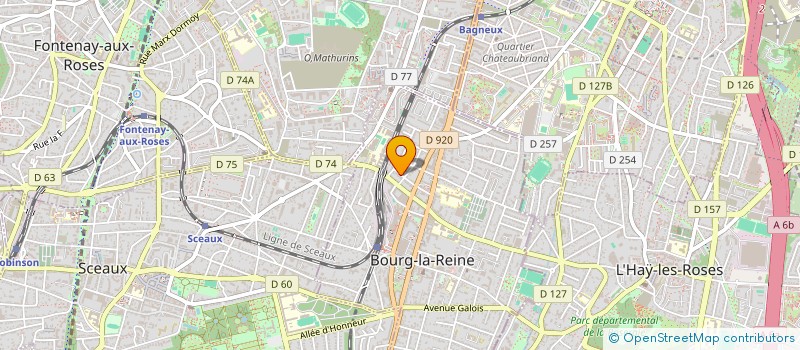 localisation de l'entreprise MONSIEUR ADRIEN ROZES à BOURG-LA-REINE