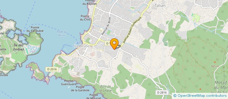 localisation de l'entreprise MONSIEUR ADRIEN RUAS à SIX-FOURS-LES-PLAGES