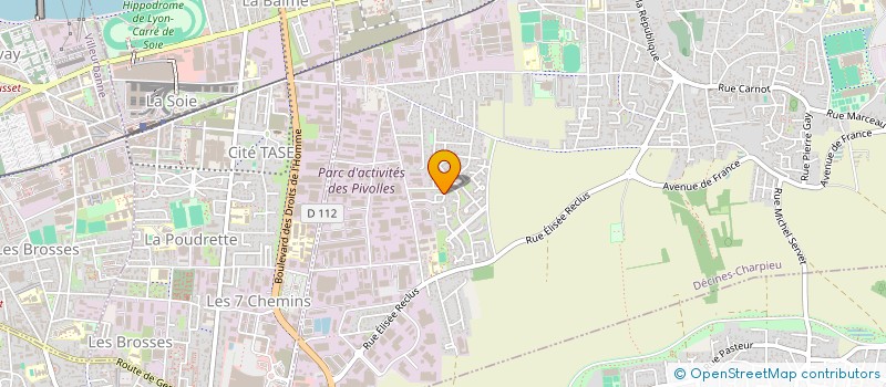 localisation de l'entreprise MONSIEUR ADRIEN RUIZ  DECINES-CHARPIEU