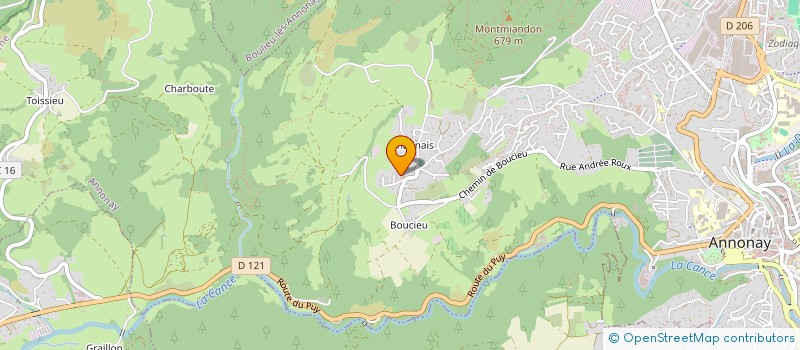 localisation de l'entreprise MONSIEUR ADRIEN RULLIERE  ANNONAY