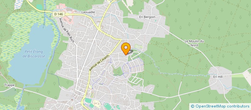 localisation de l'entreprise MONSIEUR ADRIEN RUMEAU  BISCARROSSE