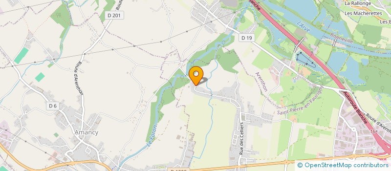 localisation de l'entreprise MONSIEUR ADRIEN SADDIER  SAINT-PIERRE-EN-FAUCIGNY