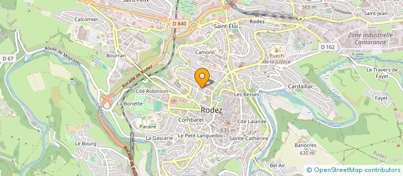 localisation de l'entreprise MONSIEUR ADRIEN SAJKERWYCZ  RODEZ