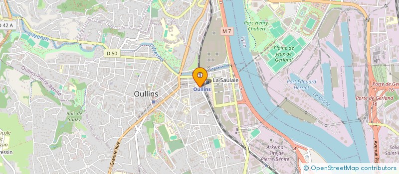 localisation de l'entreprise MONSIEUR ADRIEN SALOMONE  OULLINS-PIERRE-BENITE