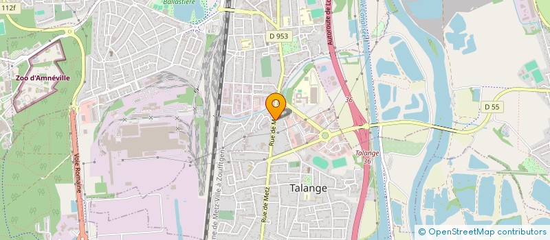 localisation de l'entreprise MONSIEUR ADRIEN SAMMARTANO  TALANGE